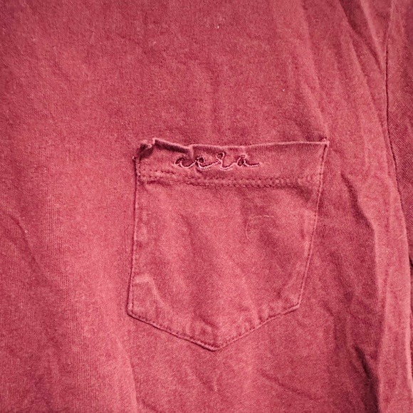 Aeropostale | Burgundy Crew Neck Short Sleeve Tee 100% Cotton | Women’s Large - Picture 4 of 6